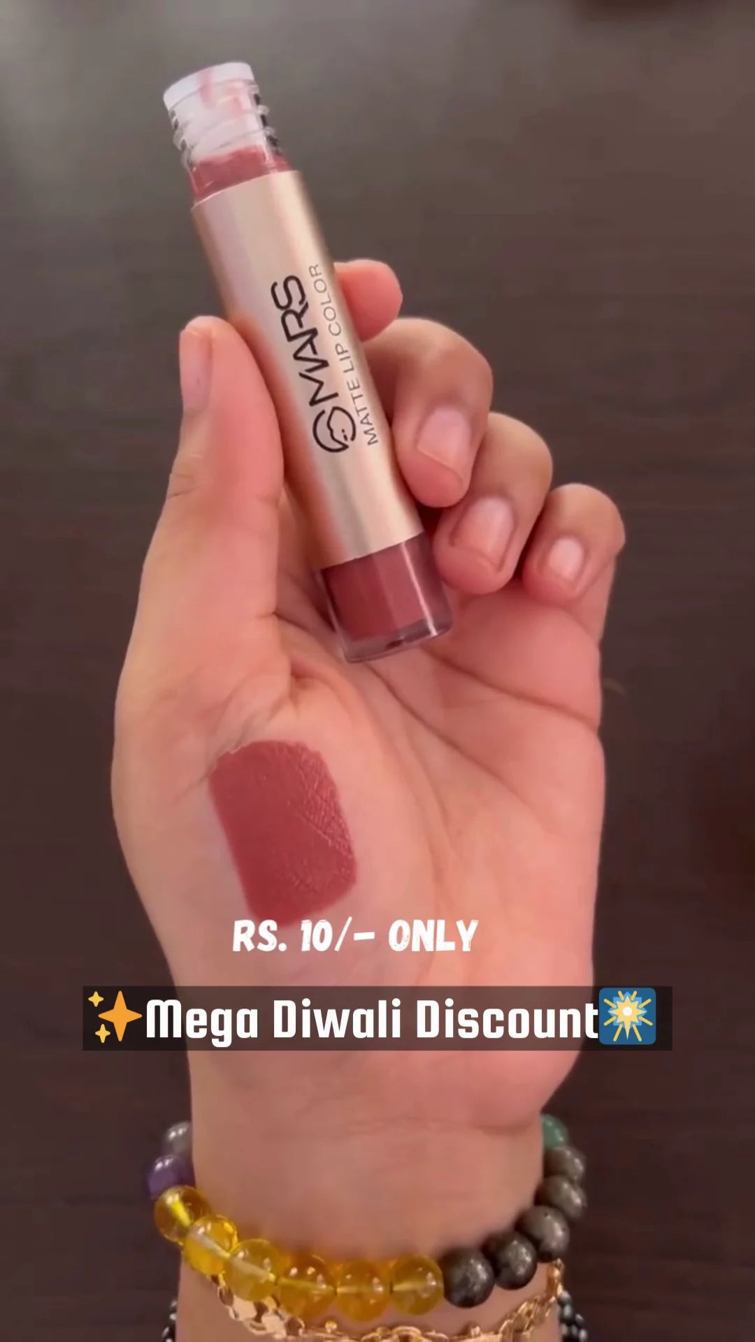 Matte Lip Color – Long-Lasting Smooth Finish Lipstick, Mega Diwali Discount Special Edition