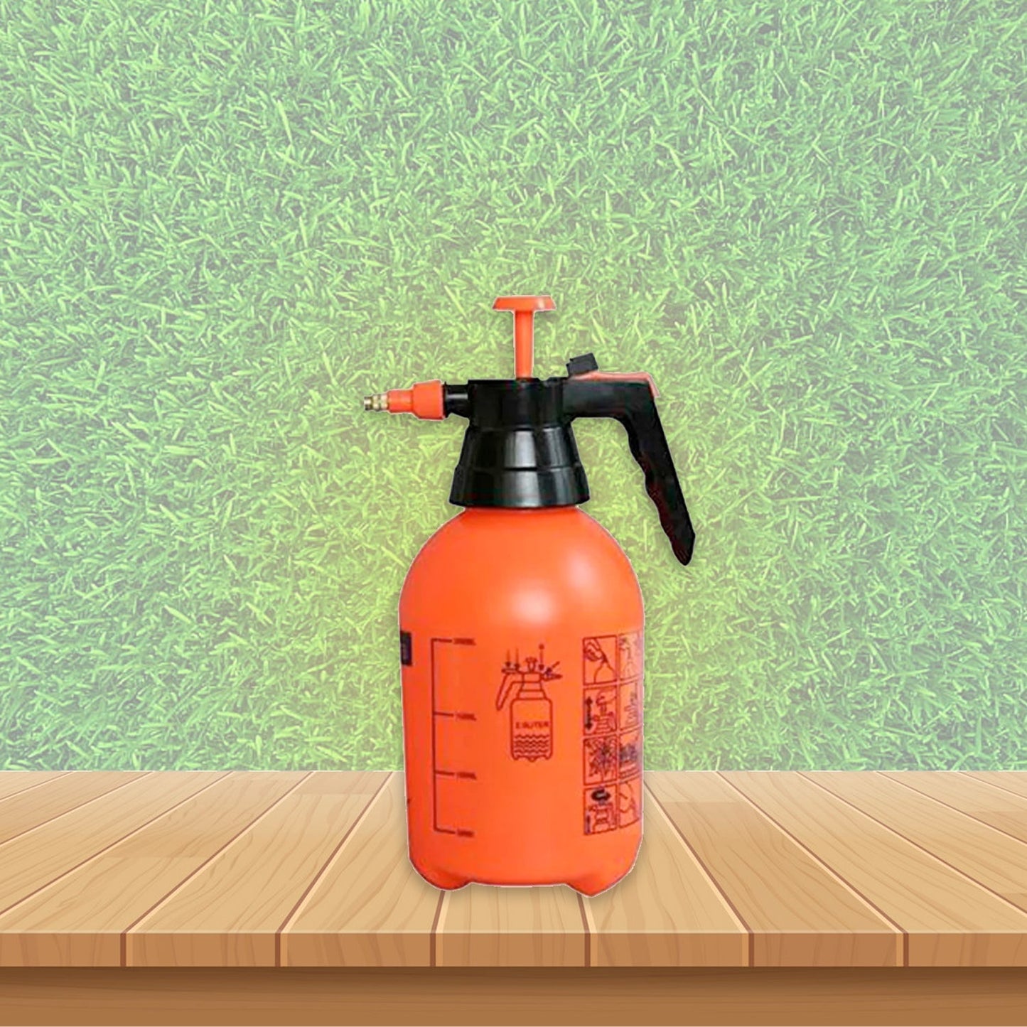 Water Sprayer Hand-held Pump Pressure Garden Sprayer - 2 L (Mix Color)