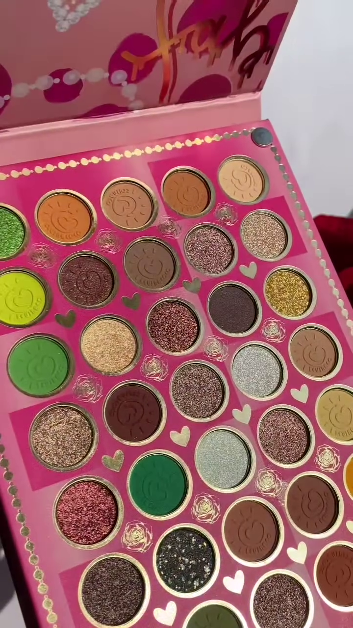 Limited Edition Colorful and Neutral Eyeshadow Mega Palette Set – 60+ Highly Pigmented Matte, Shimmer, and Glitter Shades in Bold Brights, Warm Neutrals, and Metallic Finishes – All-in-One Makeup Collection with Playful Packaging and Artistic Design