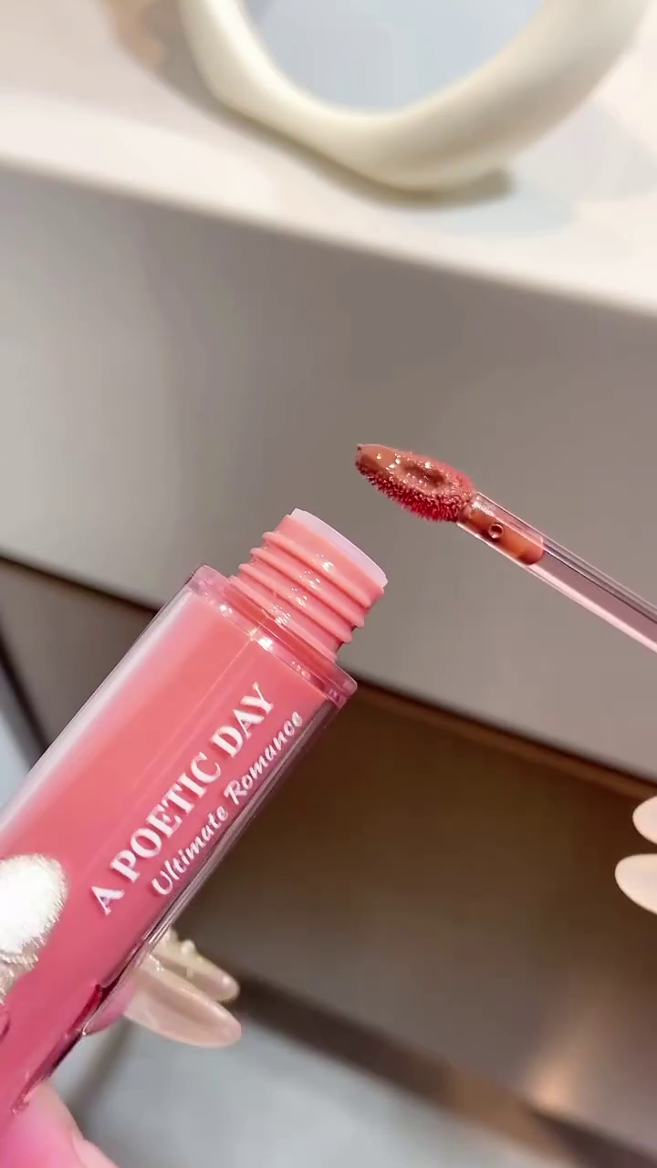 Ultimate Romance High-Shine Glossy Lip Tint – Moisturizing, Long-Lasting, Lightweight Lip Color with a Smooth, Non-Sticky Finish – Available in Multiple Romantic Shades for a Soft and Elegant Look