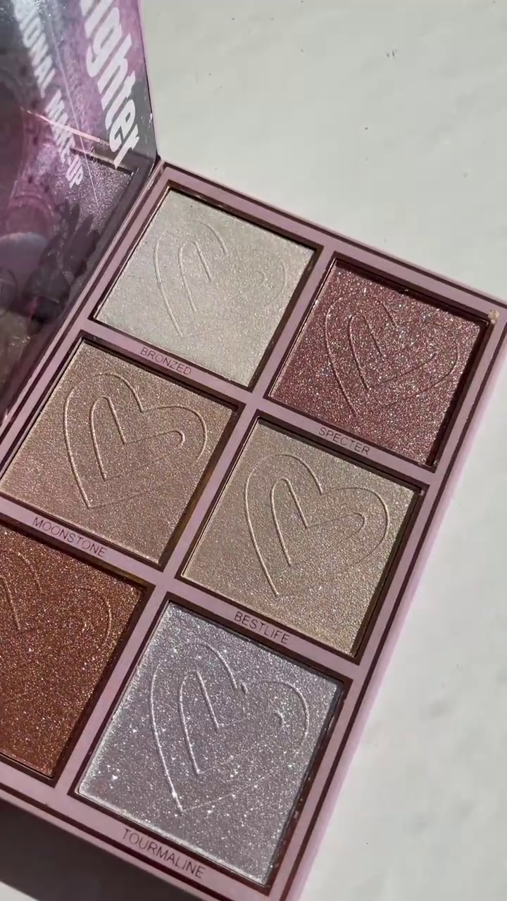 All-in-One Makeup Book – Premium Multi-Layer Cosmetic Palette with 48 Eyeshadows, 6 Highlighters, 18 Lip Shades & Face Bases in Romantic Pink Packaging – Perfect for Gifting & Everyday Glam