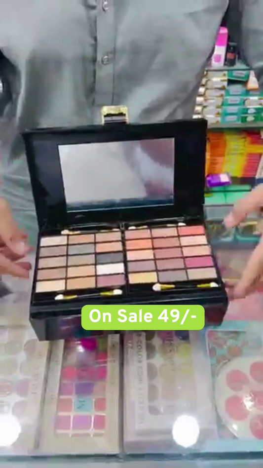 Colours Mix Eyeshadow Concealer Lip Gloss Pressed Powder and Powder Blusher Makeup Palette Set Kit